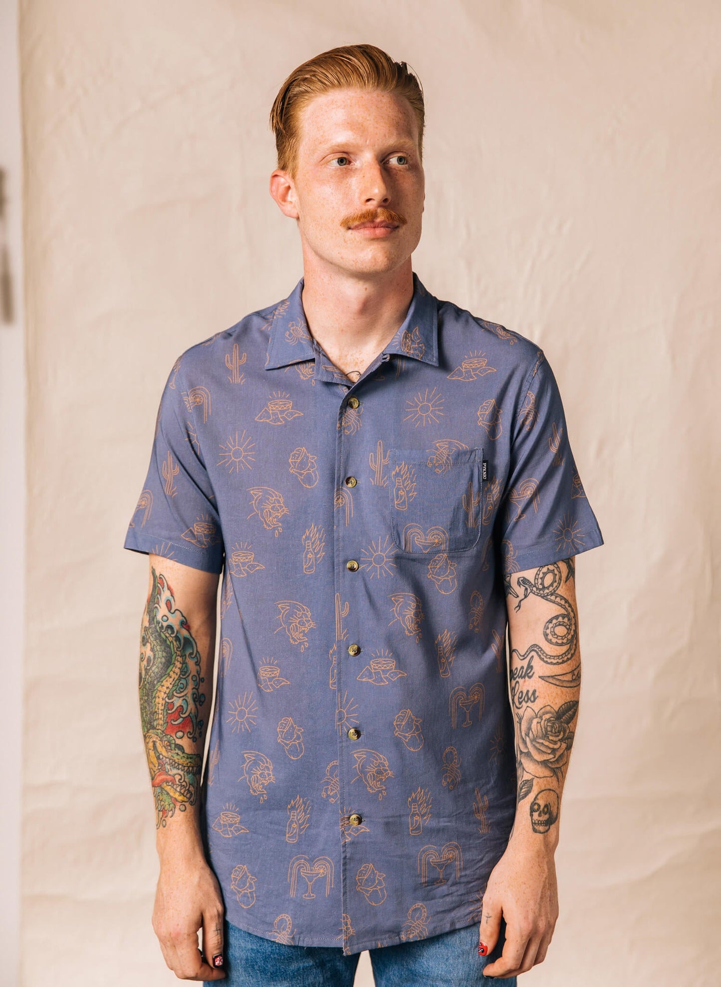 Adios Burritos Button-Up