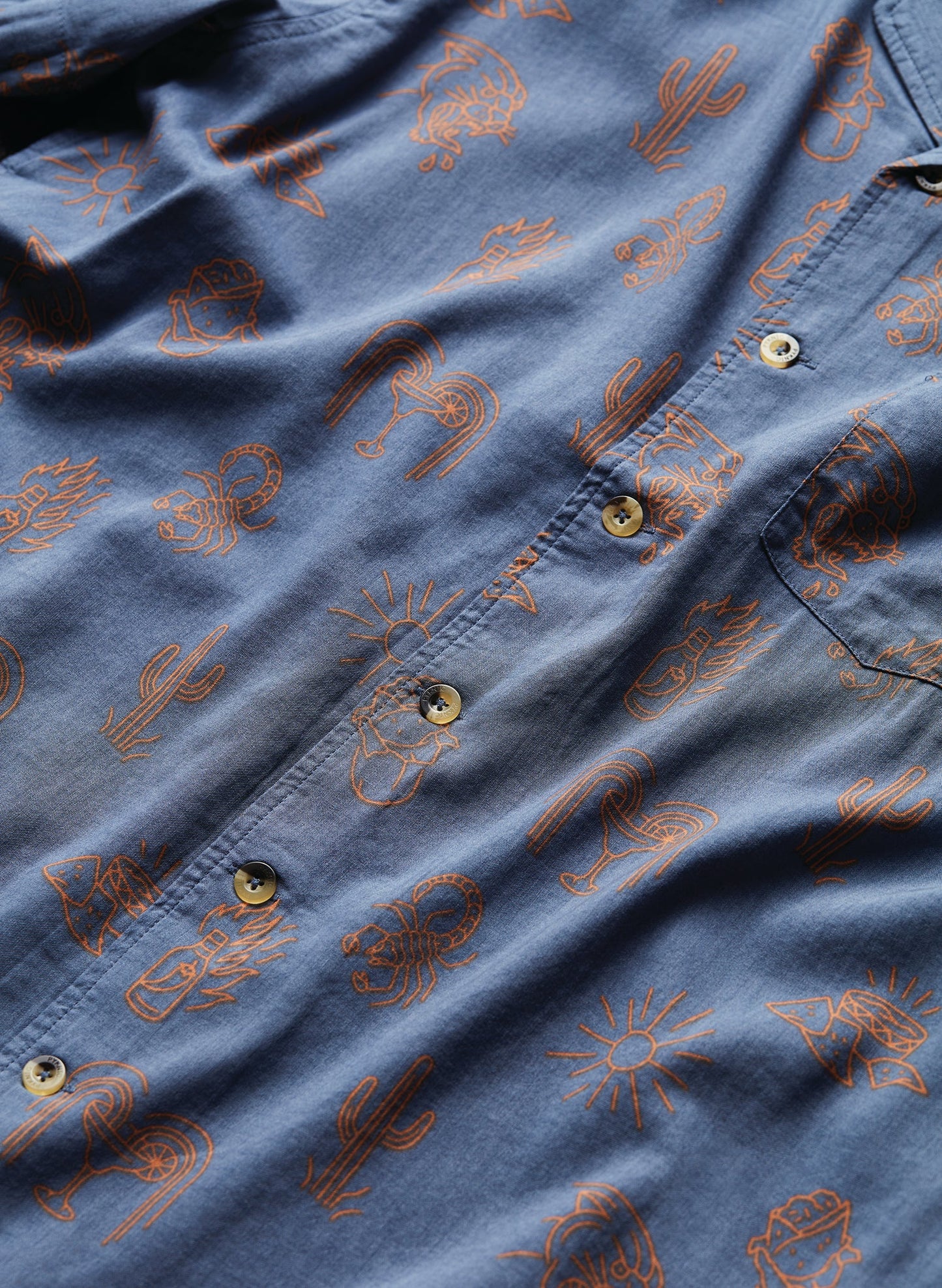 Adios Burritos Button-Up