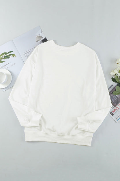 Crew Neck Pullover Sweatshirt