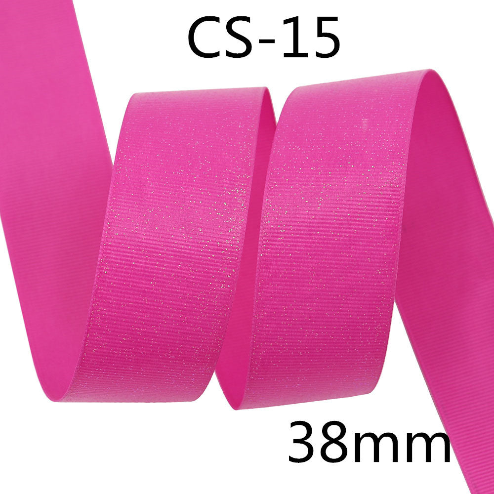 Glitter Silk Ribbon for Gift Wrapping