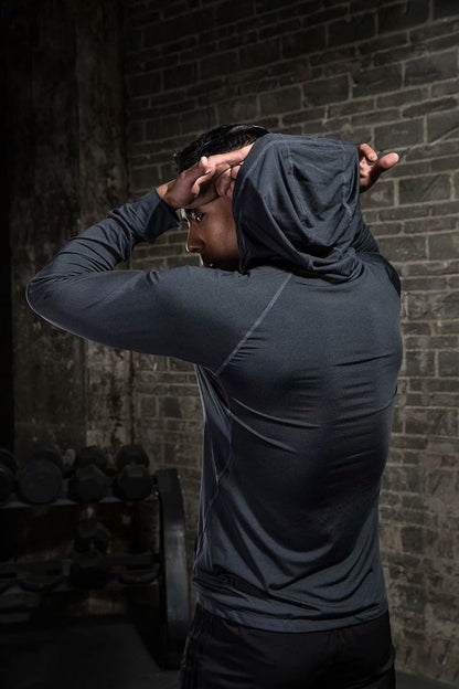 Men's Long-sleeved Stretch Tight Fitness Training Suit