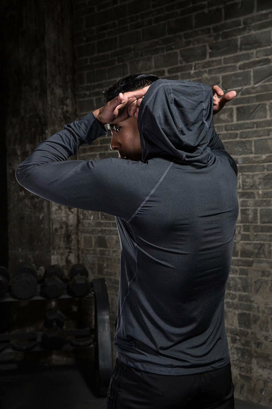 Men's Long-sleeved Stretch Tight Fitness Training Suit