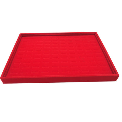 Flannel Jewelry Display Ring Tray