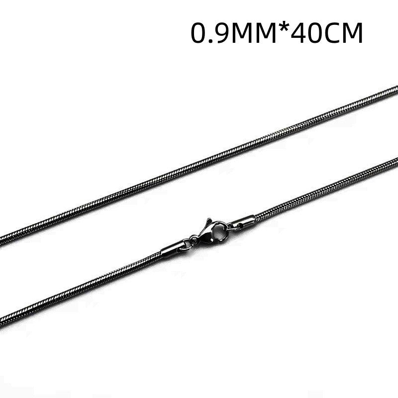 S925 Sterling Silver Octagonal Snake Bones Chain