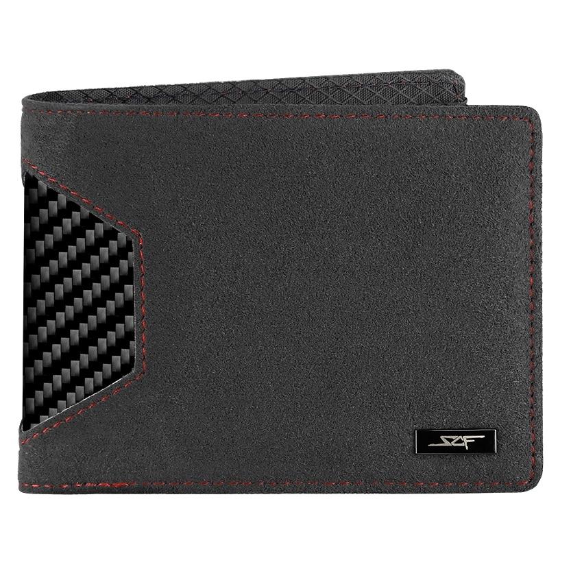 Alcantara & Carbon Fiber Bi-Fold Wallet