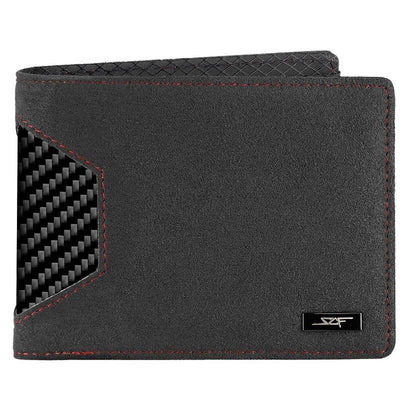 Alcantara & Carbon Fiber Bi-Fold Wallet