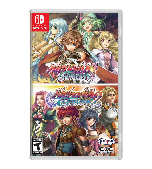 Alphadia Genesis 1 & 2 (Nintendo Switch)