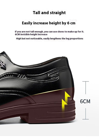 Men's Black Leather Formal Shoes