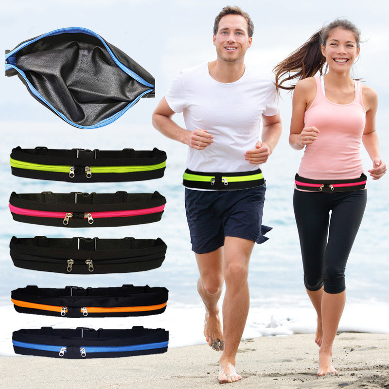 Double Pocket Sports Waist Bag