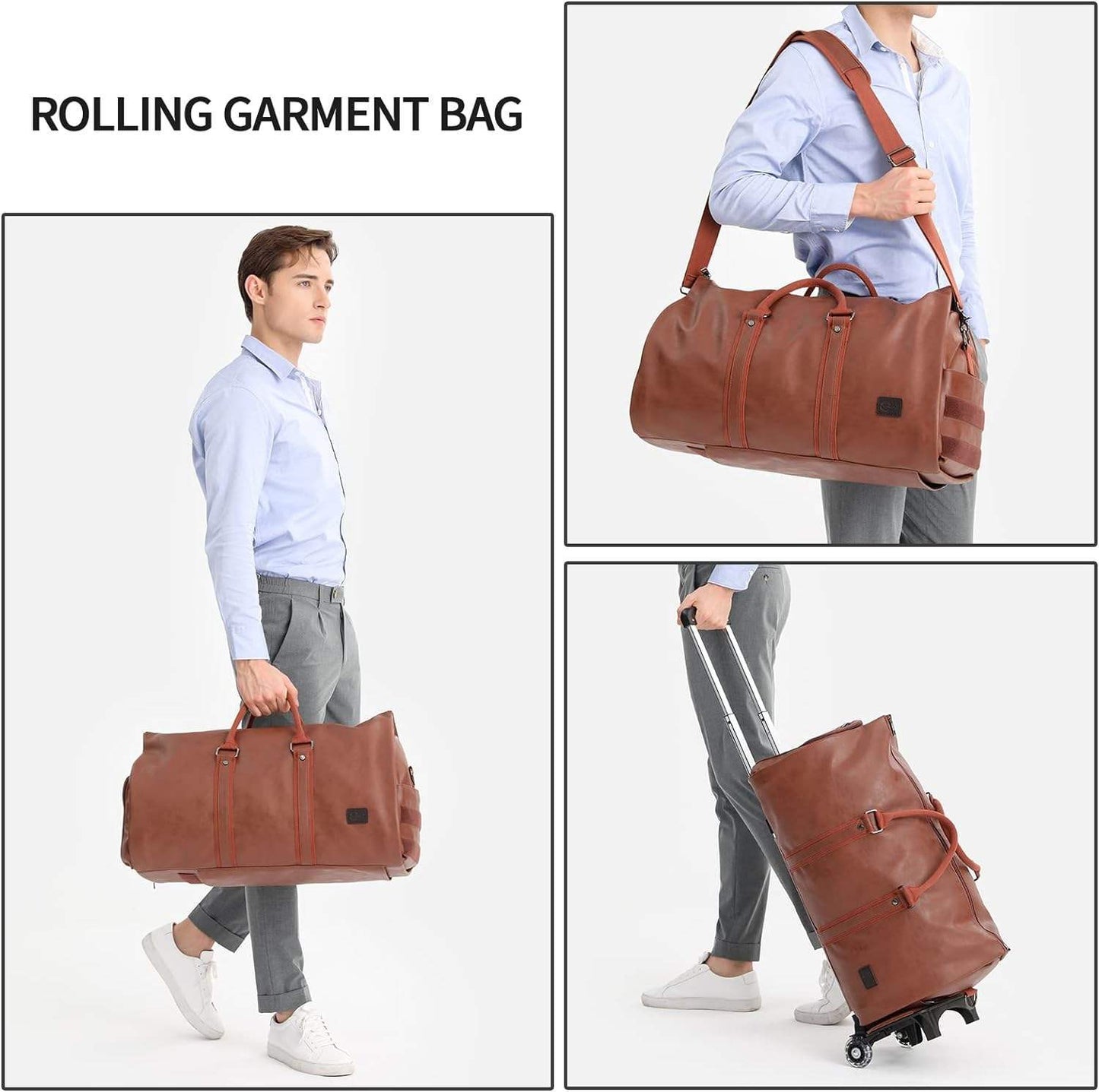 Large Capacity Folding Travel Lever Bag