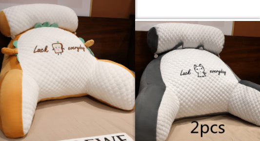 Fluffy Triangle Reading Cushion Lumbar Support