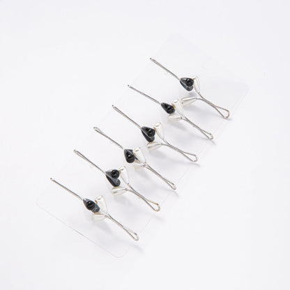 Pearl Pendant U-shaped Headscarf Pin