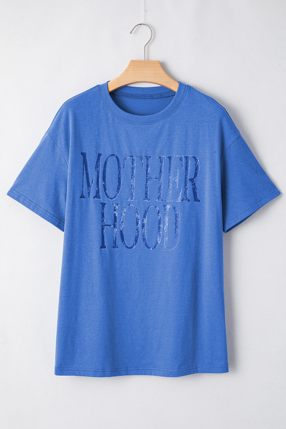 Vintage MOTHERHOOD Letter Graphic T -Shirt