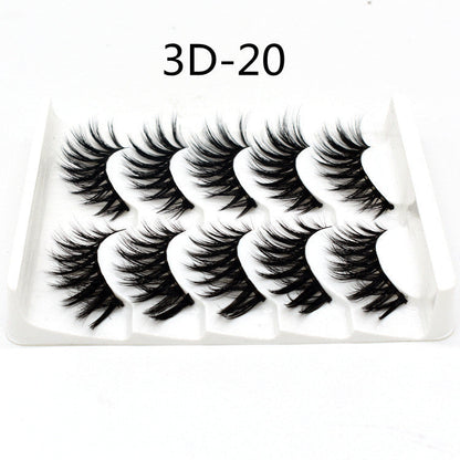 Handmade chemical fiber false eyelashes