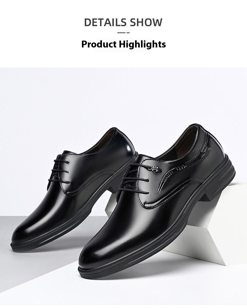 Men's Black Leather Formal Shoes