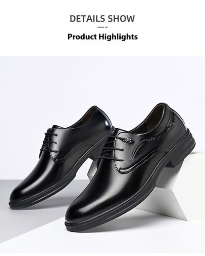 Men's Black Leather Formal Shoes