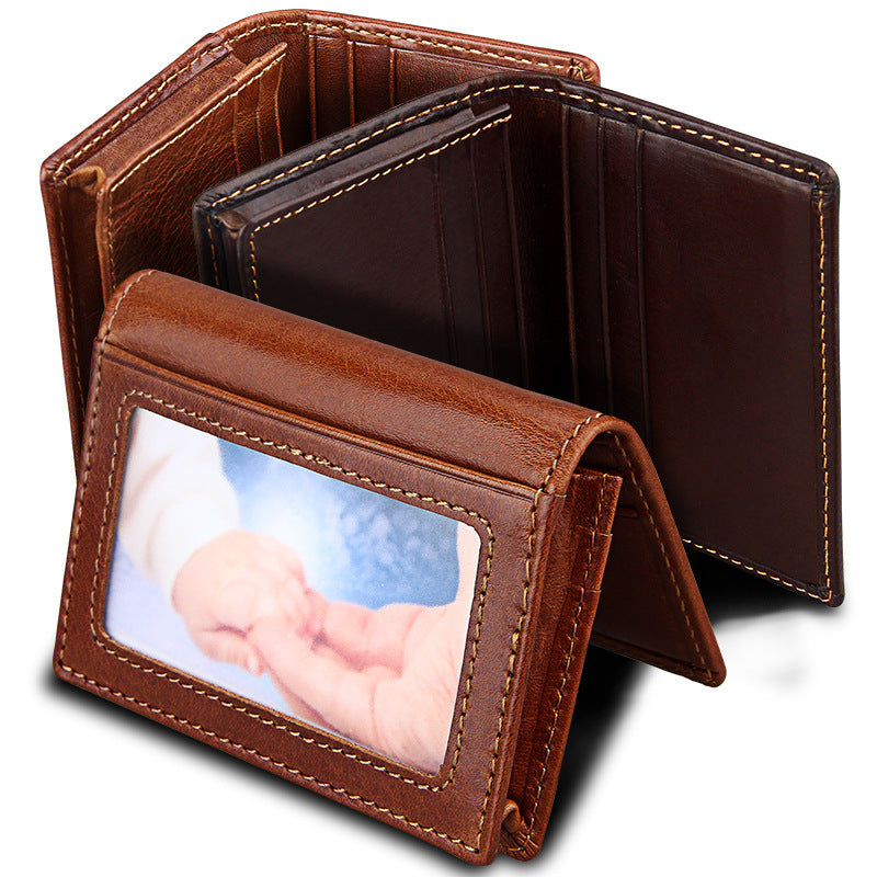 Leather RFID Anti-theft Card Holder