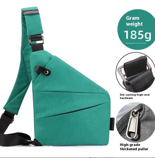 Men's Lightweight Nylon Crossbody Bag