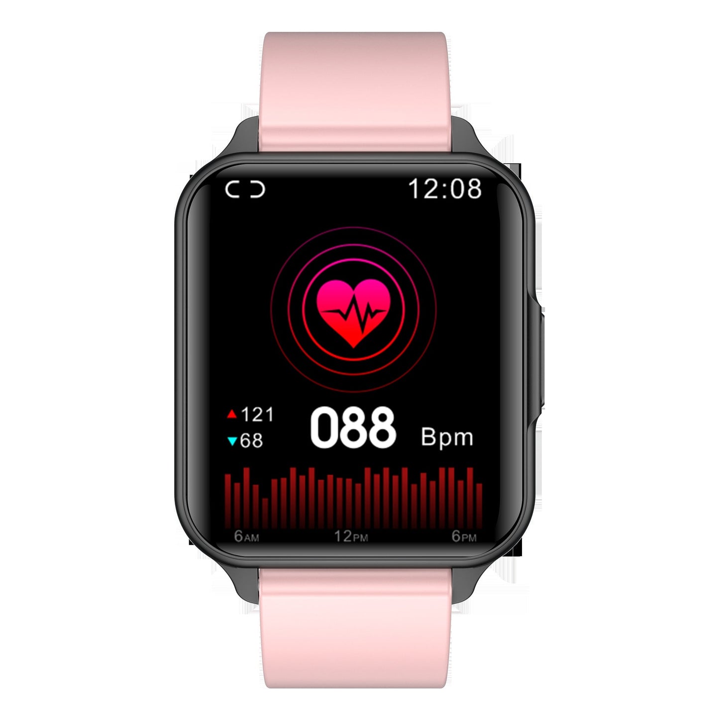 Waterproof Sports Watch Temp Heart Rate