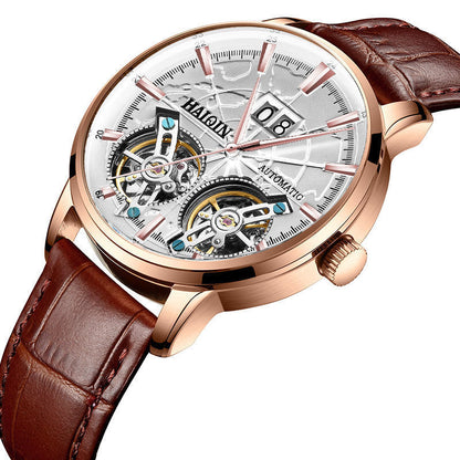 Men's Double Tourbillon Automatic Watch
