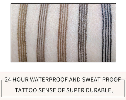 Four-Head Liquid Tattoo Eyebrow Pencil