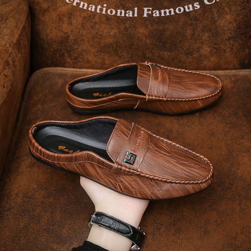 Men's Closed Toe Slip-On Leather Loafers