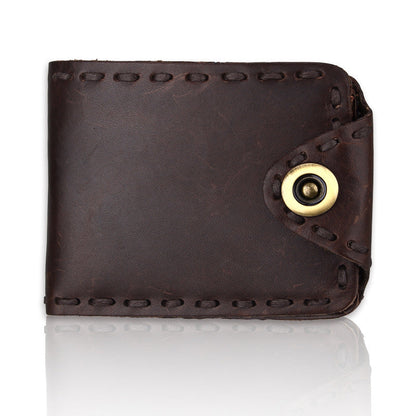 Vintage Men's Long Cowhide Wallet