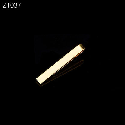 Gold Silver Simple Men's Tie Clip
