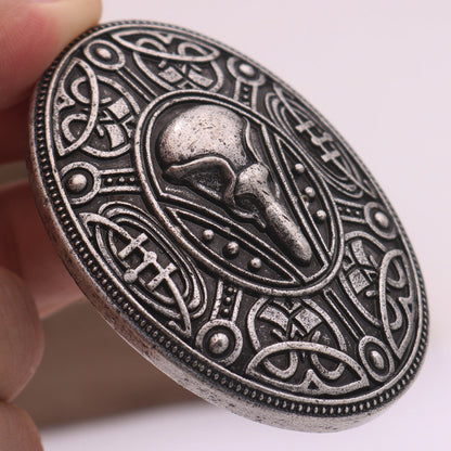 Men's Crow Brooch Nordic Myth Men's Charm