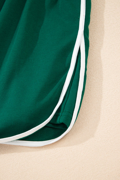 Varsity Stripe Pullover and Mini Skirt Set