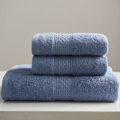 Minimalist Square Cotton Bath Towel Set