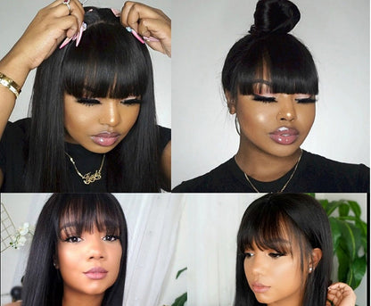 Straight Human Hair Wig