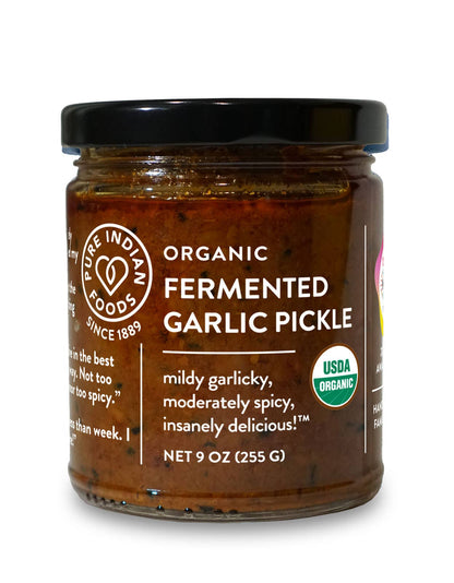 Fermented Garlic Pickle, Certified Organic - 9 oz