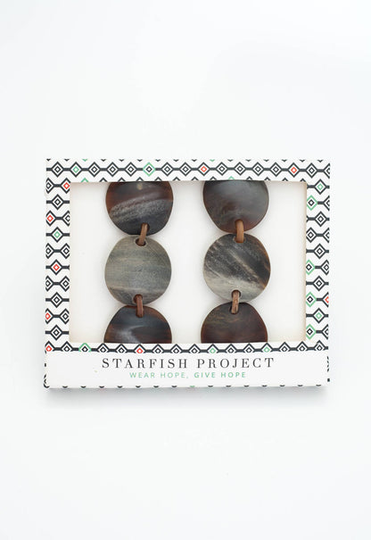 Terra Drop Statement Earrings