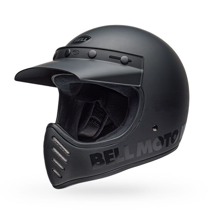 BELL MOTO 3 MATTE BLACKOUT