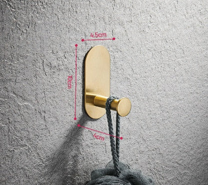 Single Bar Towel Rack Bathroom Hook