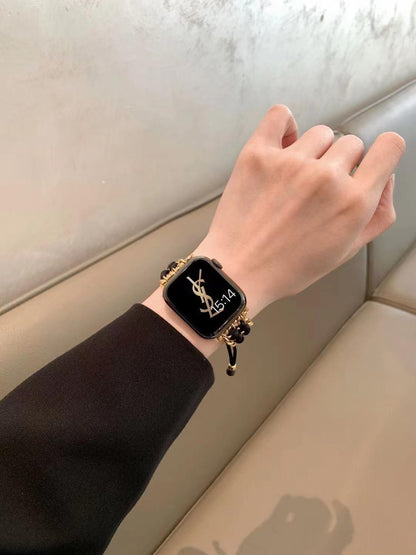 Nylon Watchband Metal Chain Creative Weaving