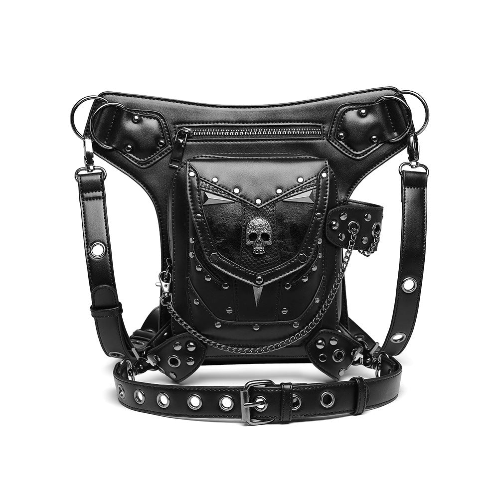 Skull Chain Crossbody Bag