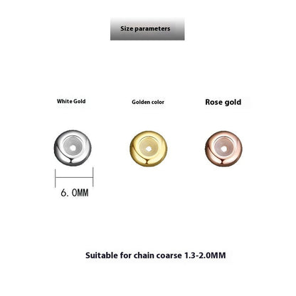 S925 Sterling Silver Adjustable Silicone Ball Plunger Beads