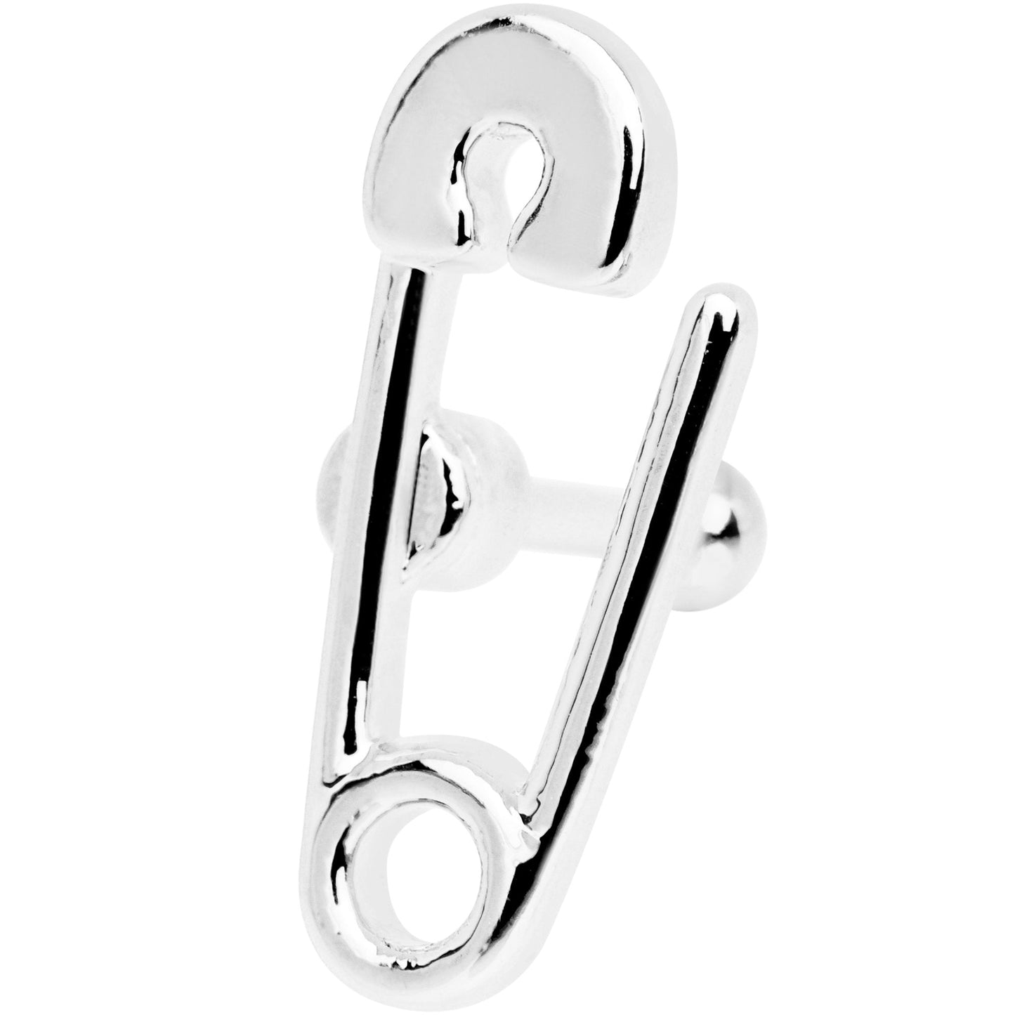 16G Open Safety Pin Tragus Cartilage Earring