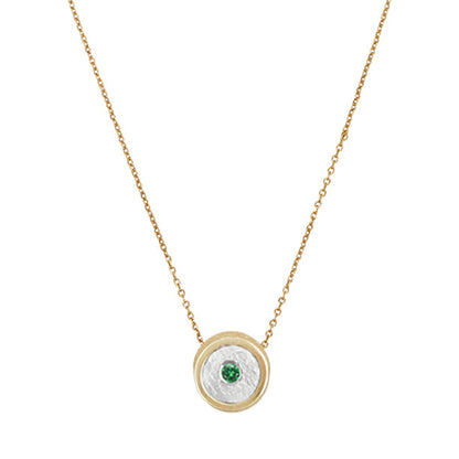 BIRTHSTONE 14K GOLD NECKLACE