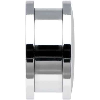 Black White Leopard Eyes Steel Screw Fit Plug Set 20mm