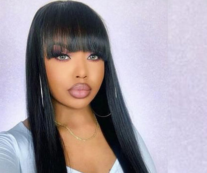 Straight Human Hair Wig