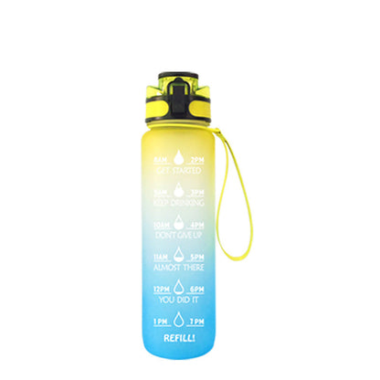 1000ml Transparent Kawaii Water Bottle with Infuser