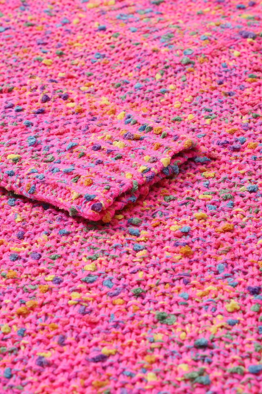 Spot Knitted V-Neck Casual Sweater