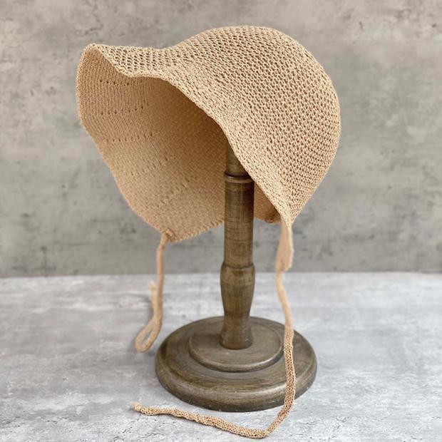 New Knitted Women's Back Slit Bucket Hat