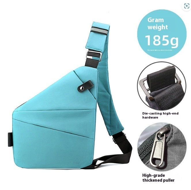 Men's Lightweight Nylon Crossbody Bag