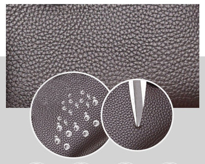 Men's Waterproof Leather Waist Bag