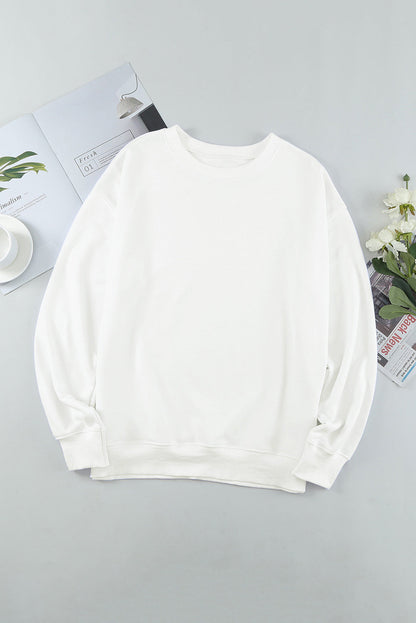Crew Neck Pullover Sweatshirt