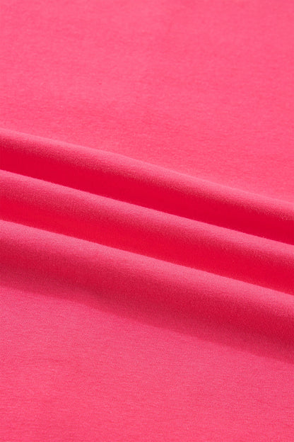 Valentine Heart Stripe Patchwork Long Sleeve Top